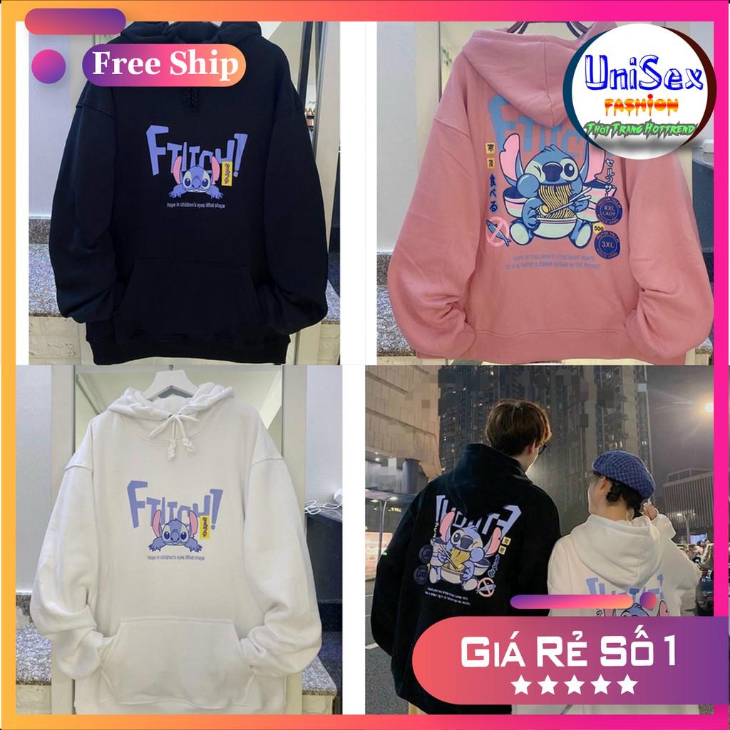 Áo Khoác Hoodie Nữ Vải Nỉ Ngoại In Chữ FTITCH Free Size 70kg AK158
