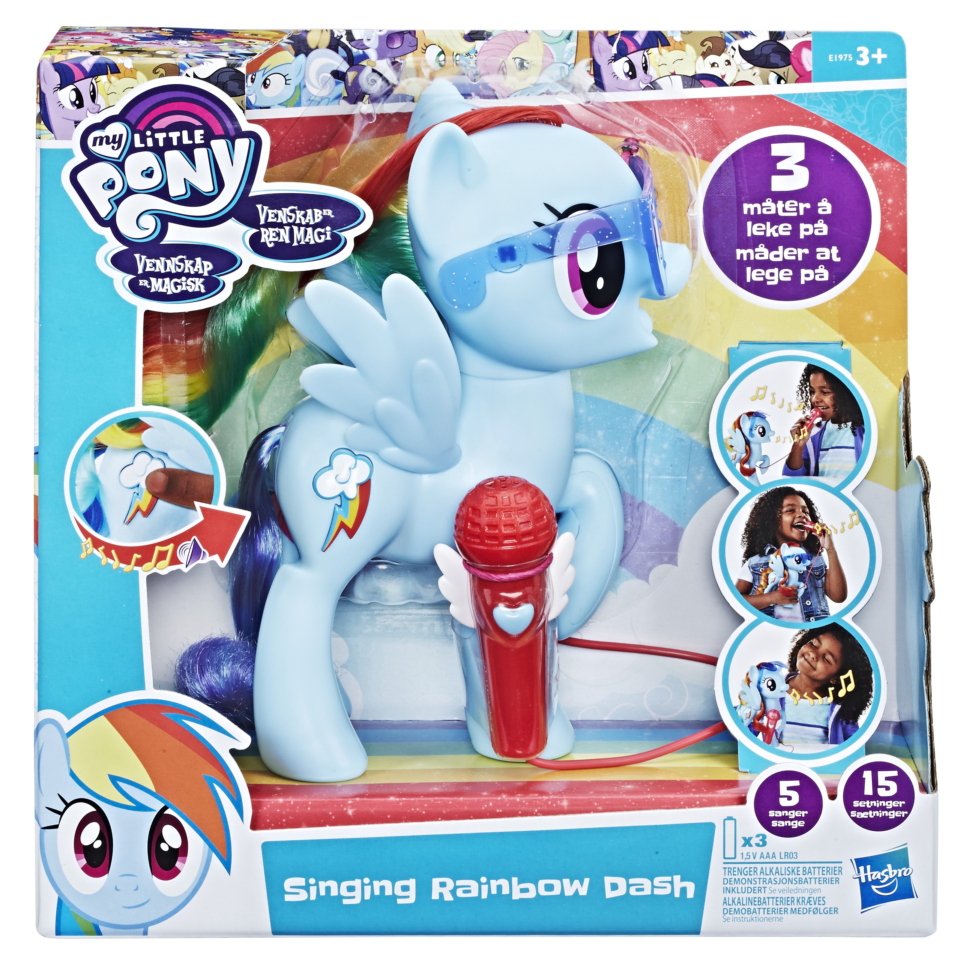 Đồ Chơi Búp Bê MY LITTLE PONY Song Ca Cùng Rainbow Dash E1975