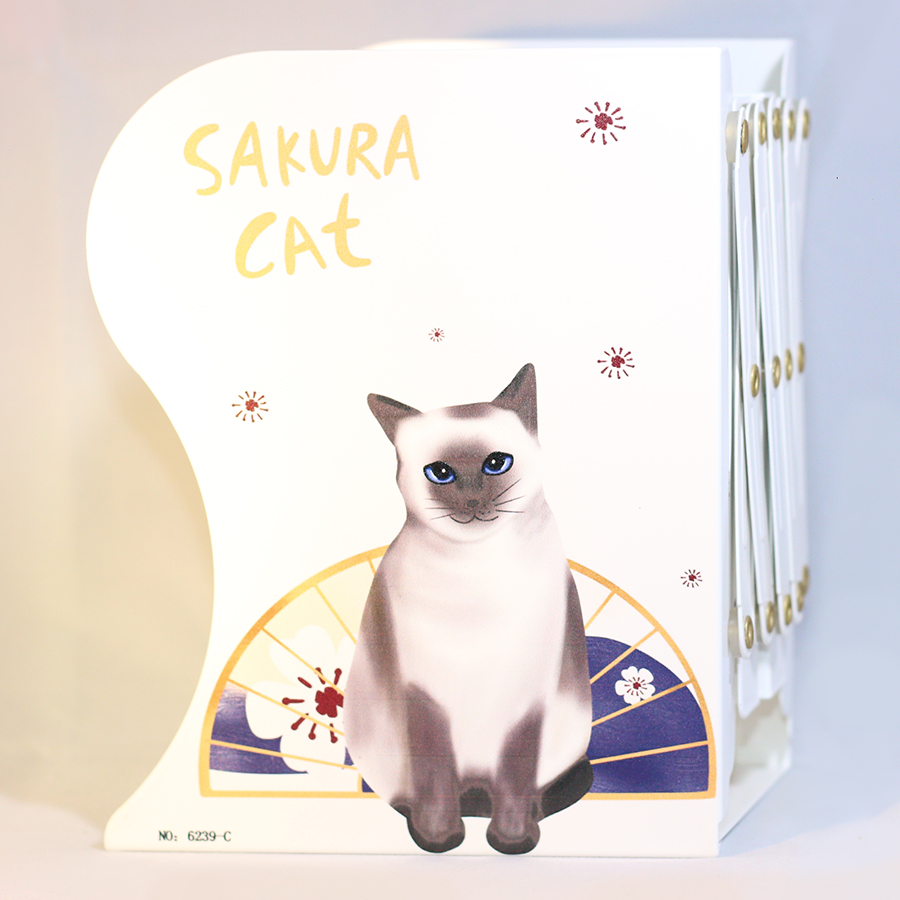 Kệ Chặn Sách Xếp - Sakura Cat - 6239