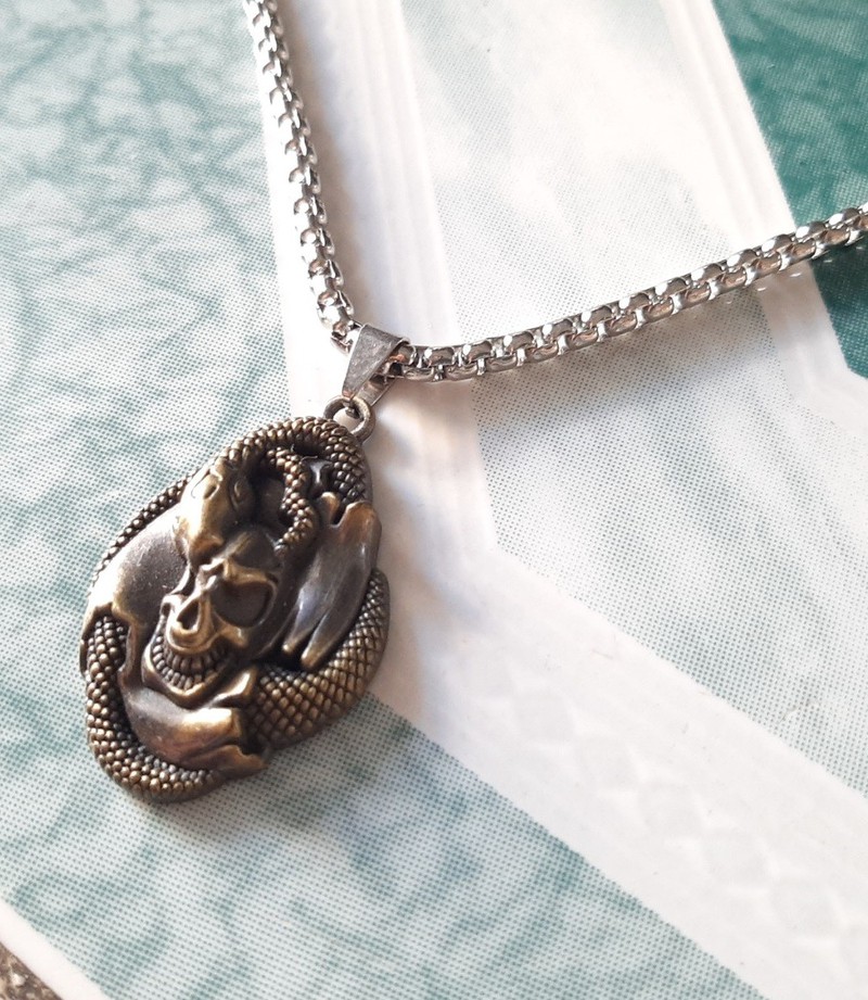 Dây chuyền nam RẮN THẦN ĐẸP