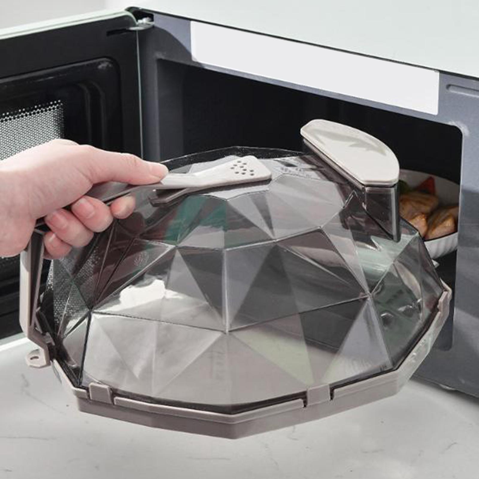 Microwave cover Lid with Water Storage Tank Top Easily Tidy and Clean