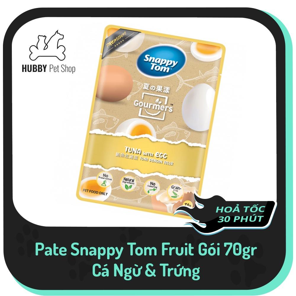 Pate Snappy Tom Premium Fruit 70g cho mèo, pate cho mèo, pate snappy tom trái cây Hubby Pet Shop