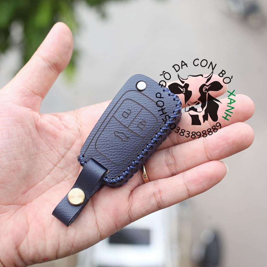 Bao da dành cho chìa khóa Chevrolet Cruze, Aveo, Trailblazer, Colorado, Spark, Orlando handmade da thật 001
