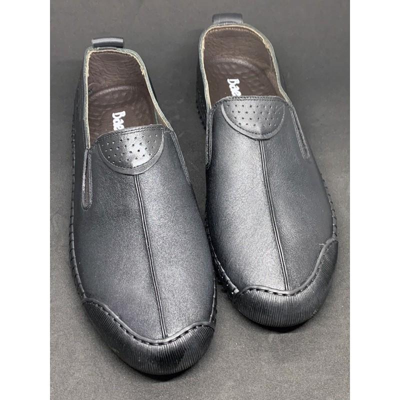 Giầy mọi lười nam siêu mềm Tomshoes, cam kết da thật 100%