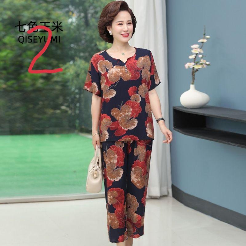 Bộ đồ trung niên nư_bộ mặc nhà trung niên cho bà cho mẹ