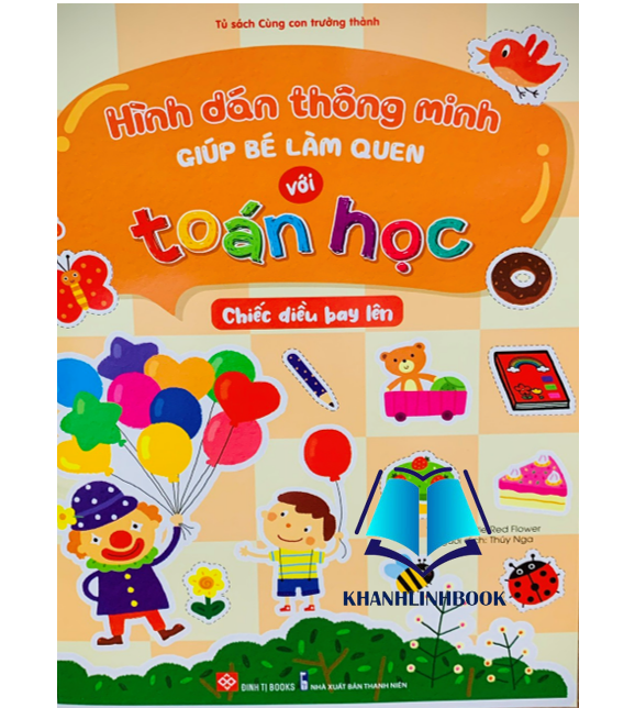Sách Hình dán thông minh giúp bé làm quen với toán học - chiếc diều bay lên