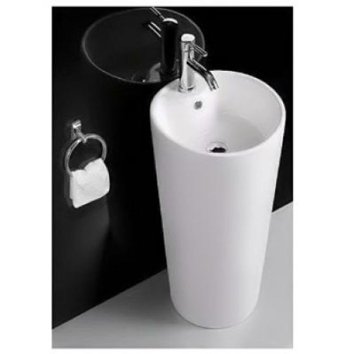 CHẬU LAVABO TRỤ TRÒN LIỀN KHỐI GROVES GRLL4 (41x41x85)