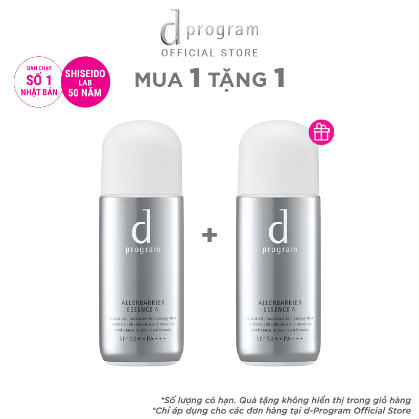 Tinh chất chống nắng bảo vệ da khỏi bụi mịn và ô nhiễm môi trường d program Allerdefense Essense 40ml – Mua 1 tặng 1