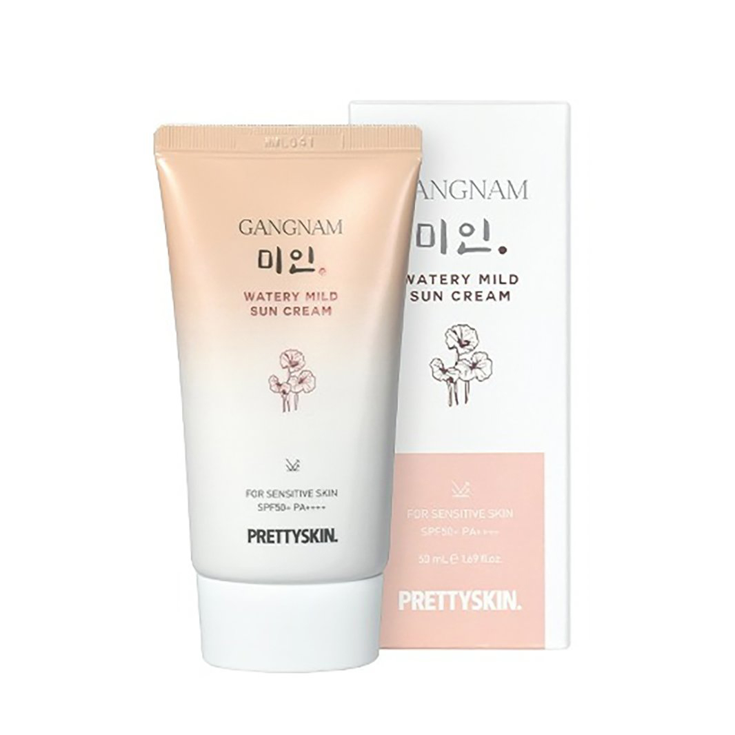 Kem chống nắng cấp nước dành cho da khô Pretty Skin Gangnnam Min Watery Mild Sun Cream