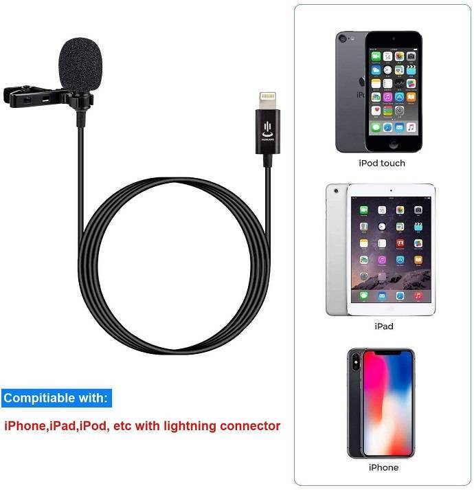 Mic thu âm cho điện thoại iPhone YC-LM22 II. Hàng chính hãng.