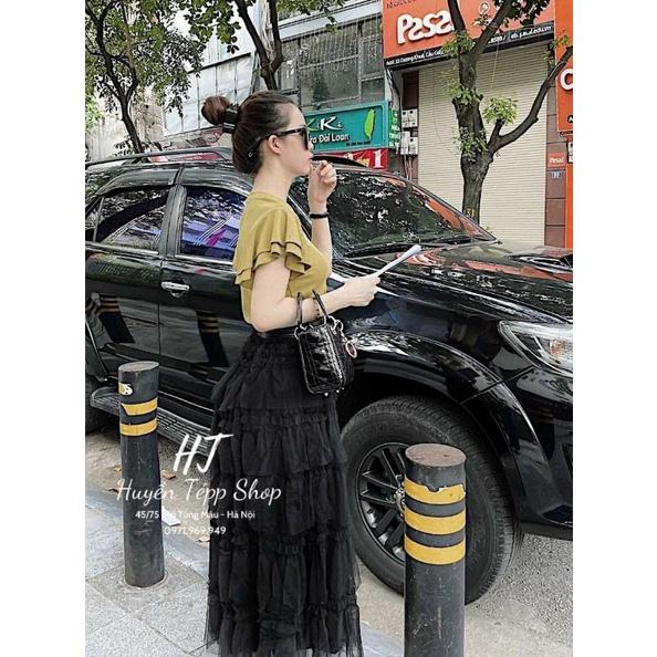 Chân váy voan tầng công chúa hàng QC