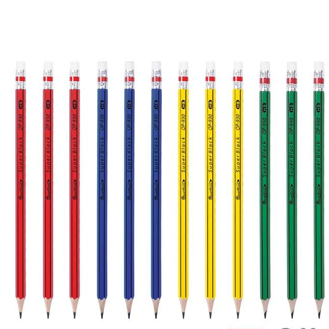 Bút chì QP-930 QUAN TUM cỡ HB, bút viết, vẽ siêu mềm mại, sắc nét (Thái lan)