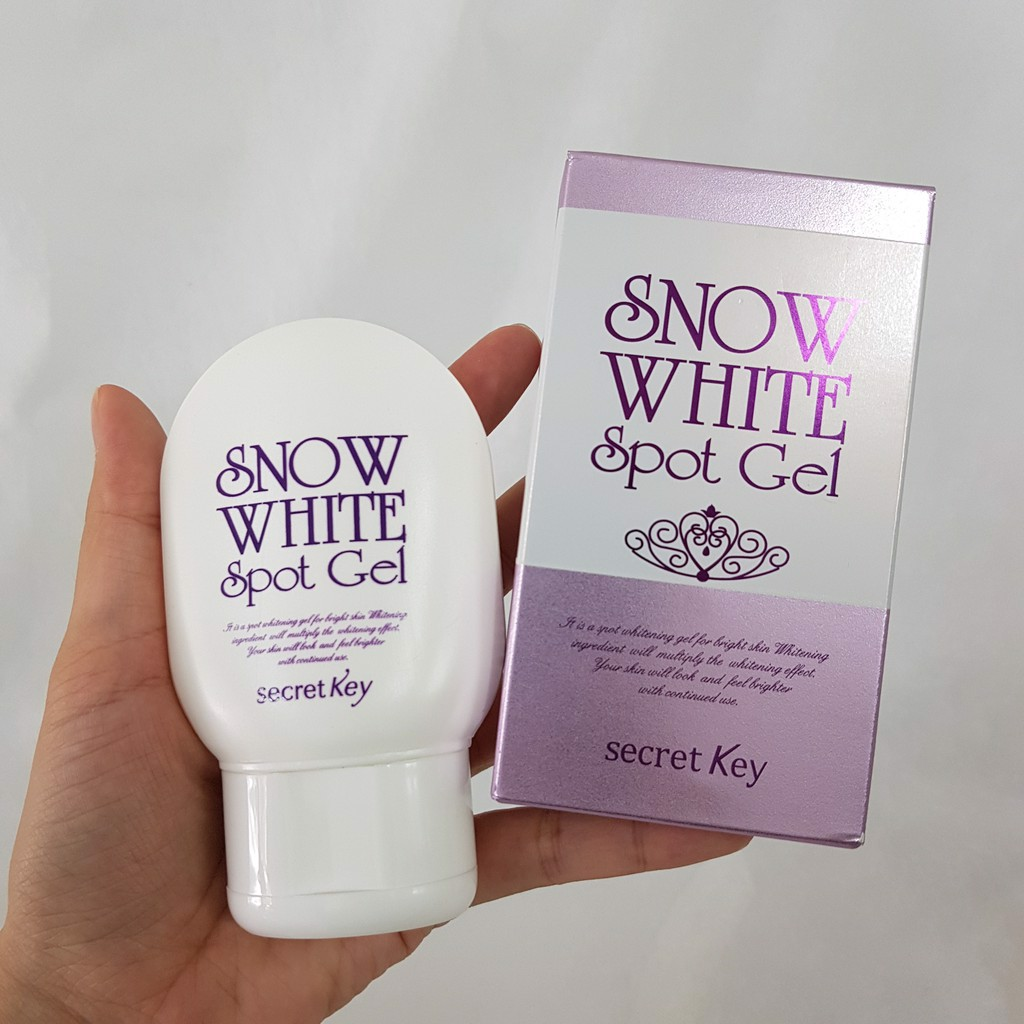 Gel hỗ trợ trị thâm da và dưỡng trắng cơ thể Secret Key Snow White Spot Gel (65g)