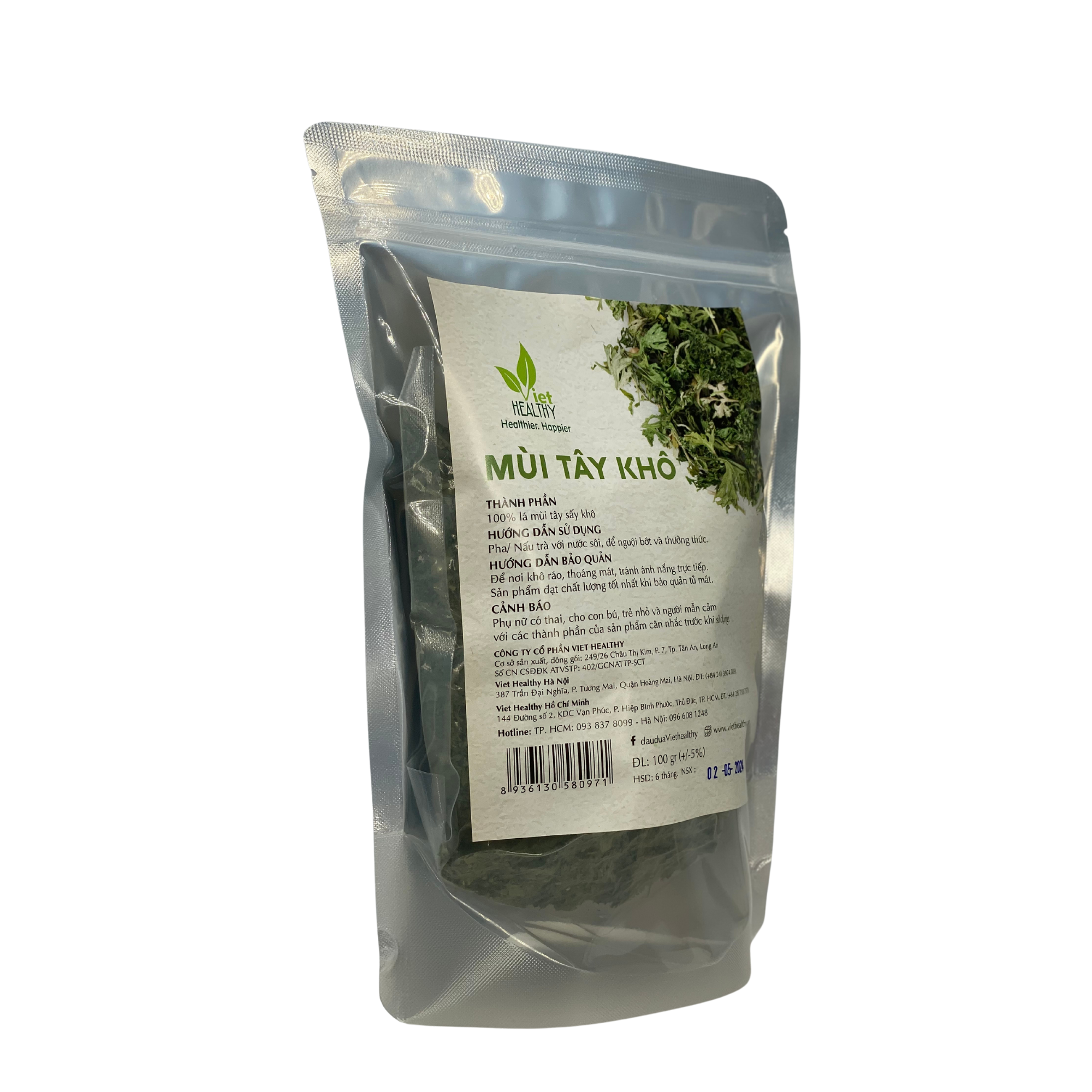  Mùi tây khô - Trà thải độc thận 100g