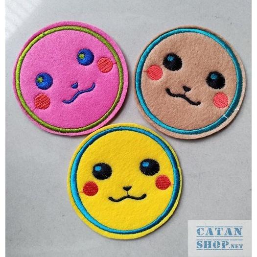 Đế lót ly vải nỉ thấm hút nhanh, lót ly lót cốc 9cm nhiều mẫu cho bạn lựa chọn GD538-LotLy