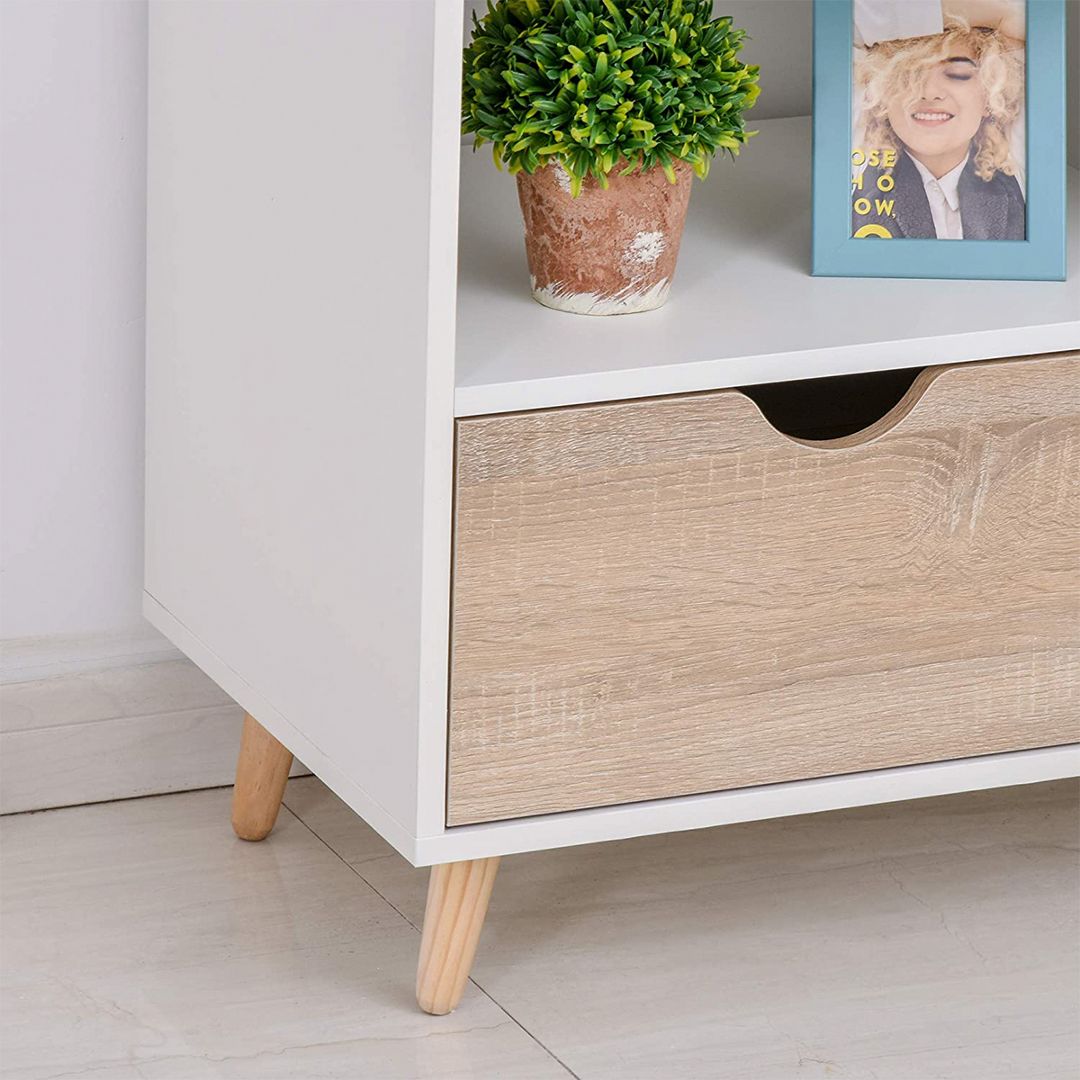 Kệ gỗ tivi phòng khách SMLIFE Teito