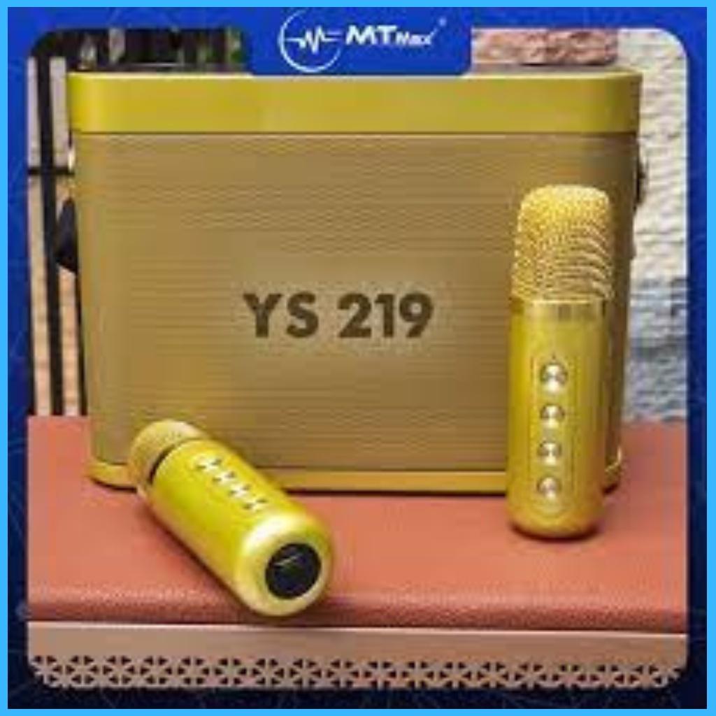 LOA KARAOKE BLUETOOTH YS-219 , KÈM 2 MIC KHÔNG DÂY , CỰC HAY