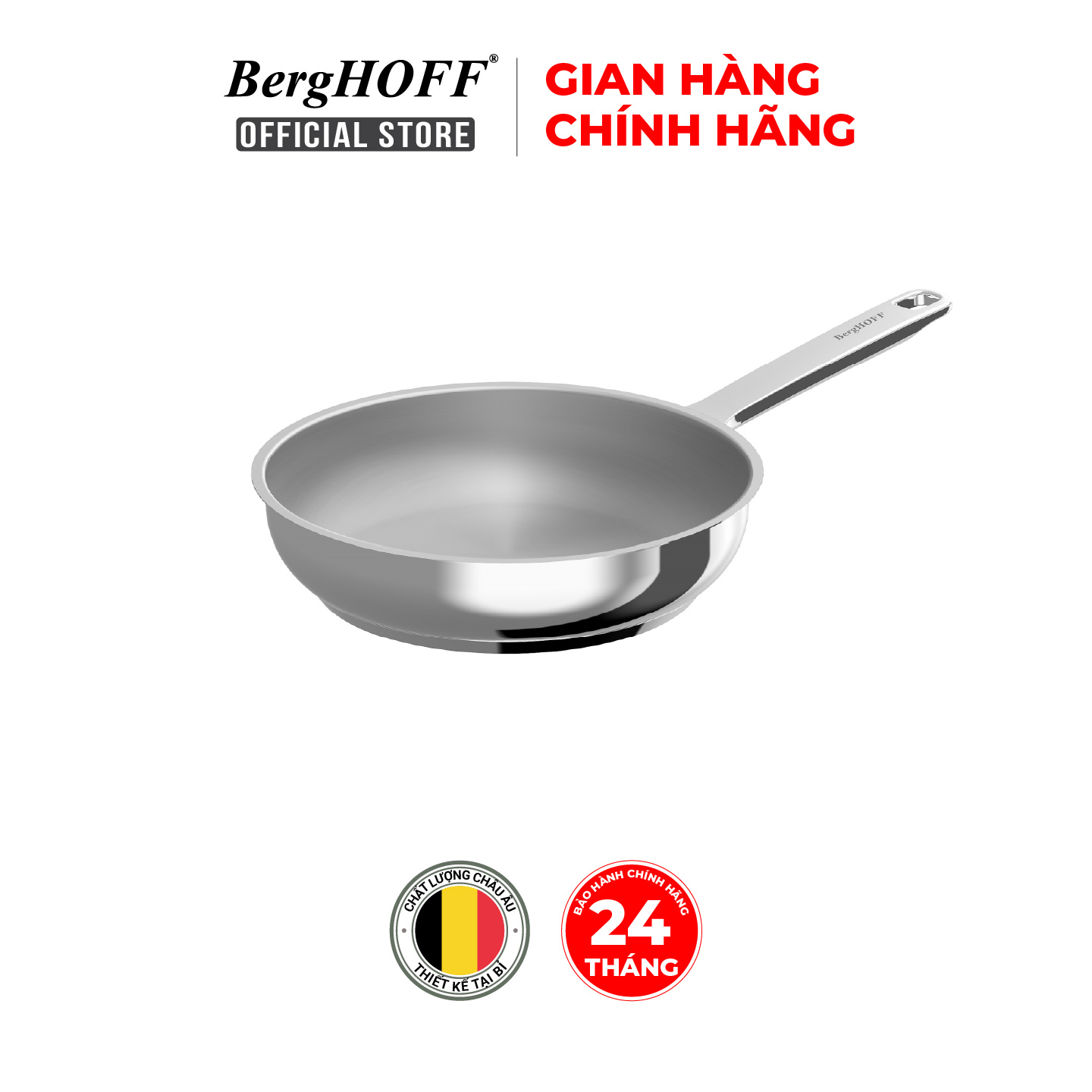 Chảo Berghoff Helix  24cm - Hàng chính hãng, bảo hành 24 tháng.