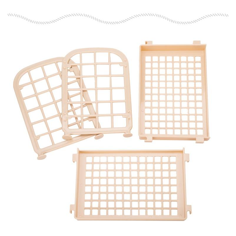 KỆ MỸ PHẨM MINI LẮP GHÉP NHỰA 2 TẦNG