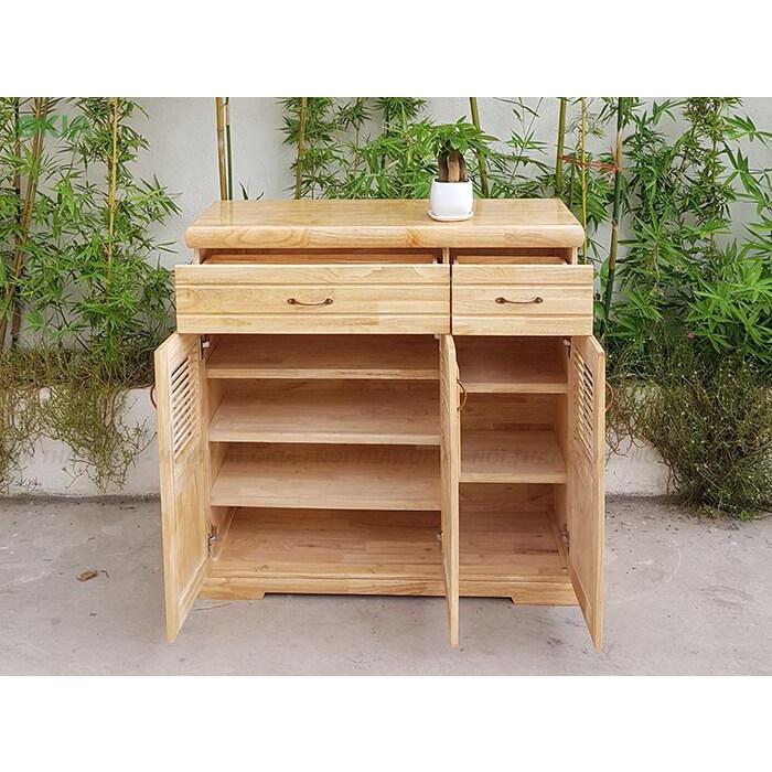 Tủ Giày Gỗ Thông 1M , TỦ DÀY DÉP GỖ