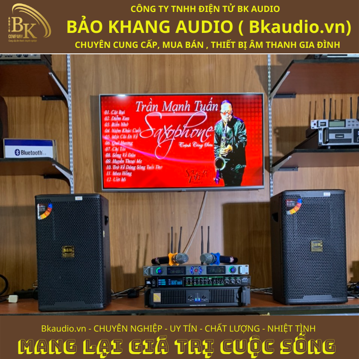 Dàn âm thanh nghe nhạc và karaoke gia đình . Mang lại nguồn cảm hứng sáng tạo cho mọi người. Mã SP : SPCB-03