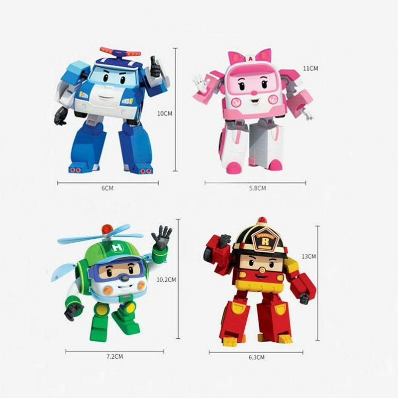 _ Đồ Chơi Biến Hình Biệt Đội Xe Robocar Poli Cho Bé