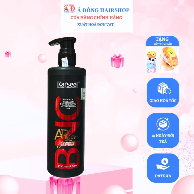 BỘ DẦU GỘI XẢ KARSEELL ARGAN PHỤC HỒI GIỮ MÀU CHỐNG LÃO HOÁ 500ML