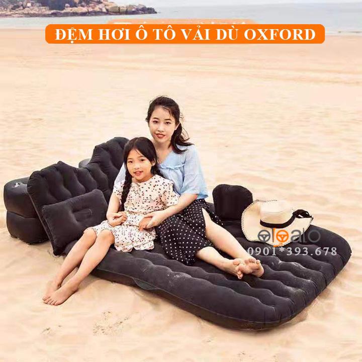 Đệm hơi ô tô Daewoo Lanos vải dù Oxford CAO CẤP họa tiết ngôi sao