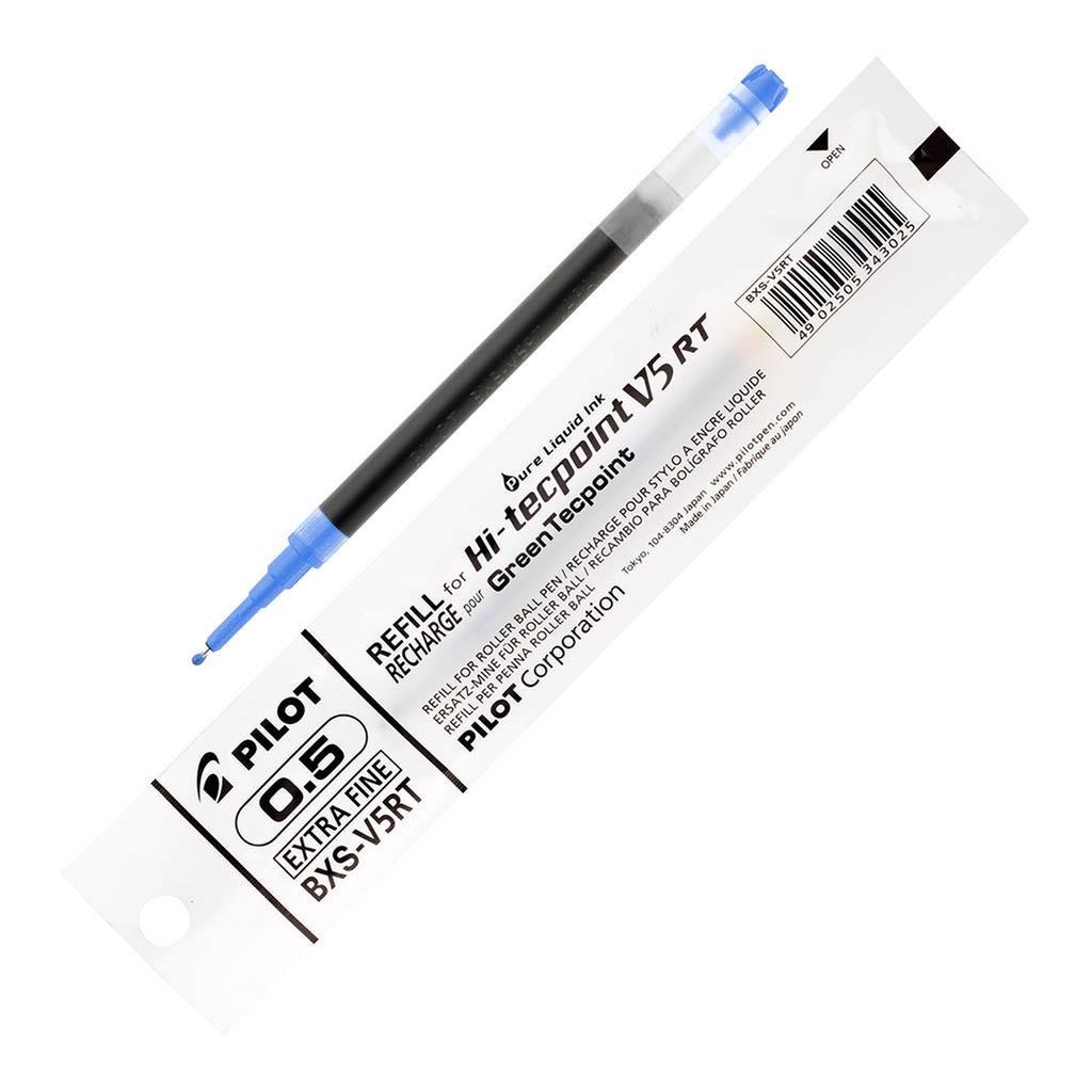 Ruột bút Pilot mực nước Hi-Tech V5RT mực xanh BXS-V5RT-L