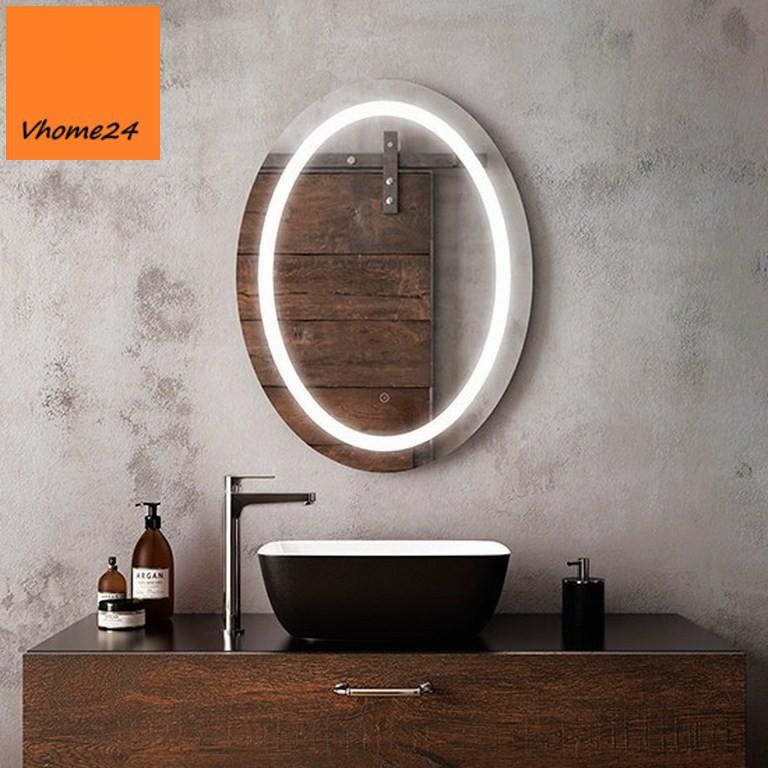 GƯƠNG OVAL ĐÈN LED KHÔNG VIỀN GLE106