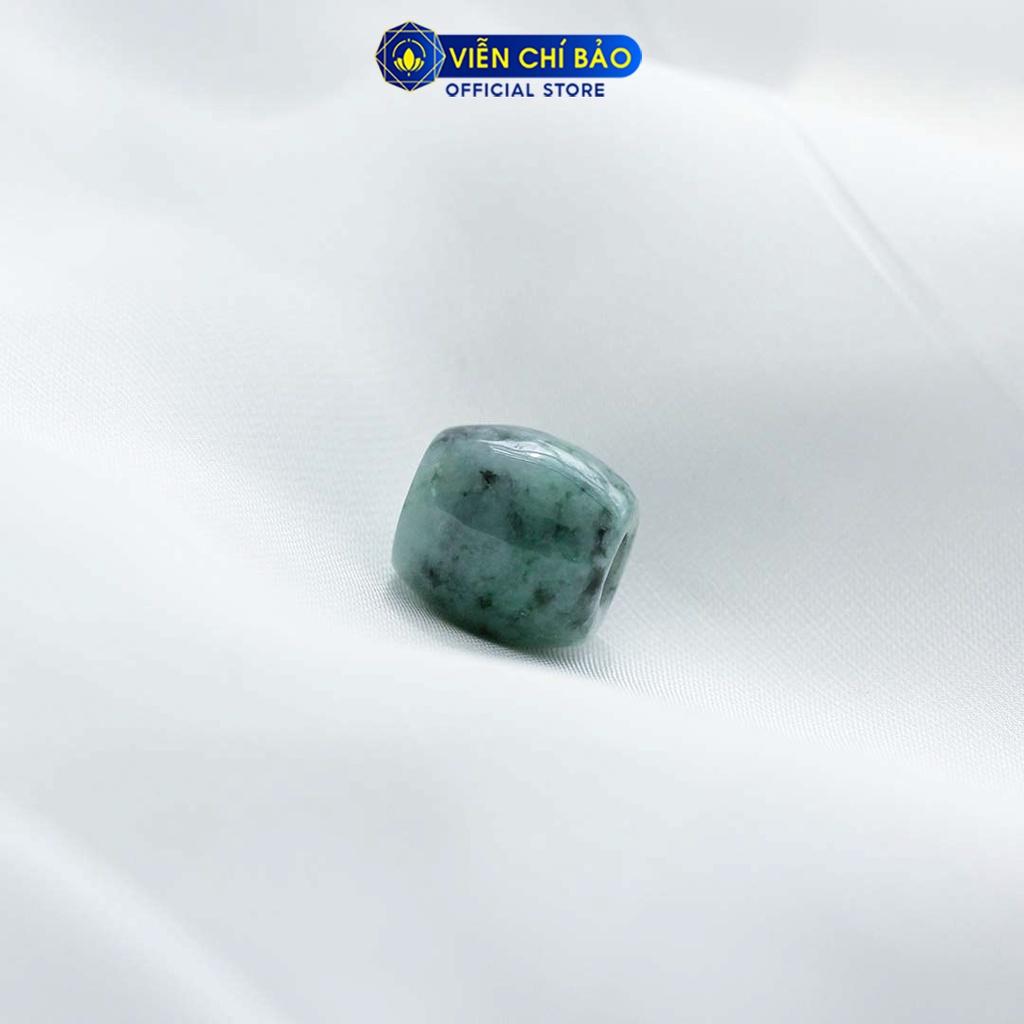 Dây chuyền bạc nữ S925 mặt Lu thống xanh lá cẩm thạch thời trang phụ kiện trang sức nữ Viễn Chí Bảo M200318 D400098