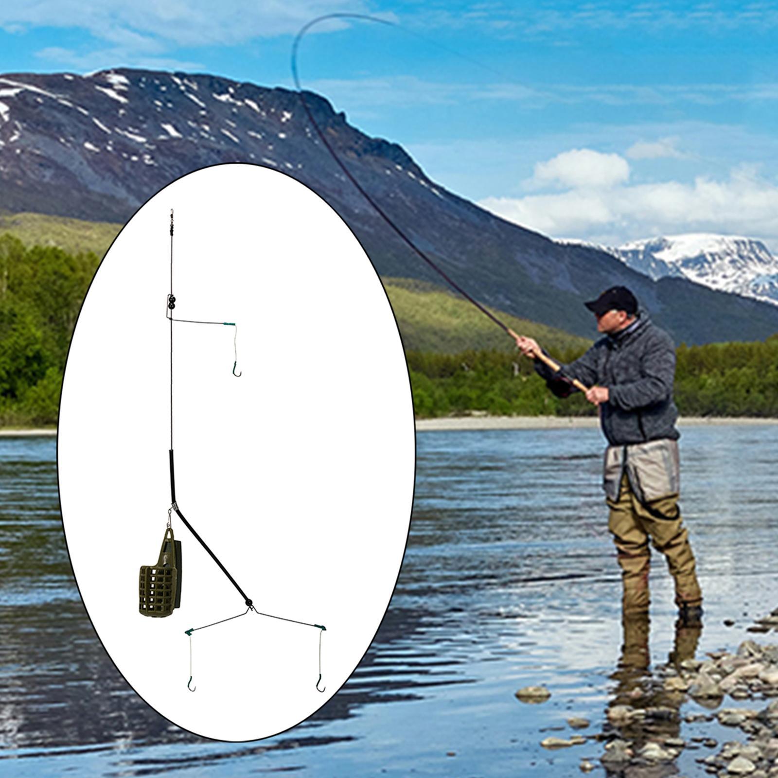 Carp Fishing Feeder Inline Method ABS Bait Thrower Durable Sea Fishing Holder Coast Fishing Terminal Tackles Accessories Equipment