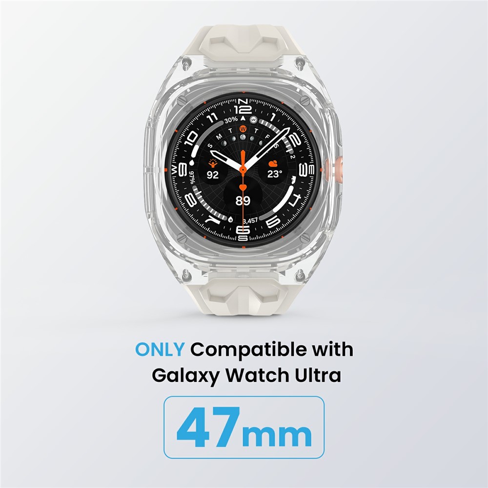 Ốp bảo vệ kiêm dây đeo Rugged Design cho Samsung Galaxy Watch Ultra 47mm (2024/2025) - Hàng Chính Hãng