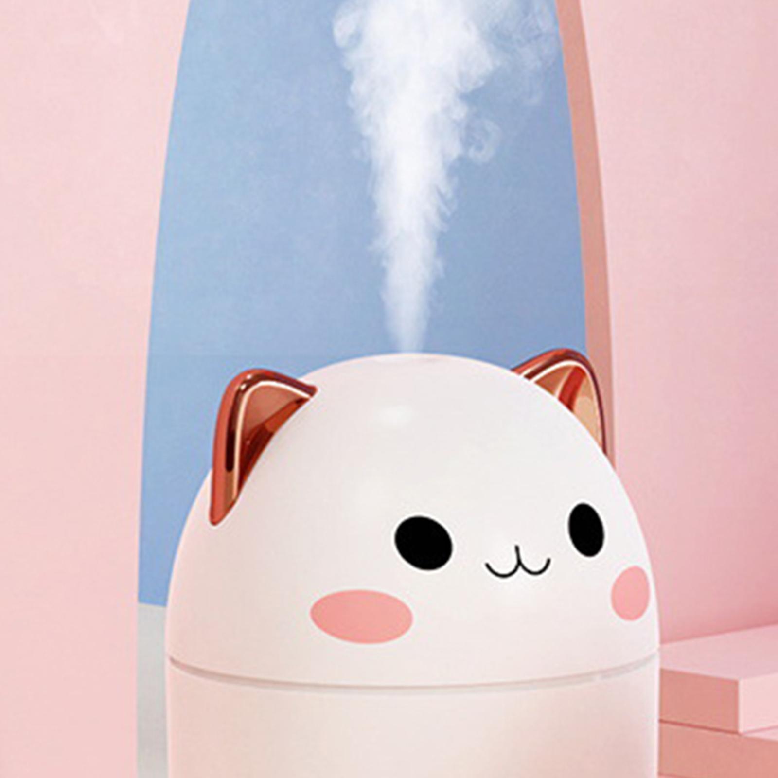 Car Humidifiers, 250ml Small Air Humidifier, Portable Mini Humidifiers for Bedroom, USB Cool Mist Sprayer with Night Light for Home,Office, Plants