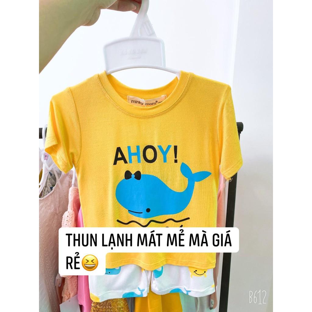 Đồ bộ cộc chất vải thun lạnh cho bé