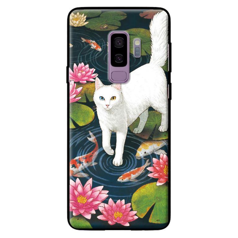 Ốp in cho Samsung Galaxy S9 Plus Mèo Trắng - Hàng chính hãng