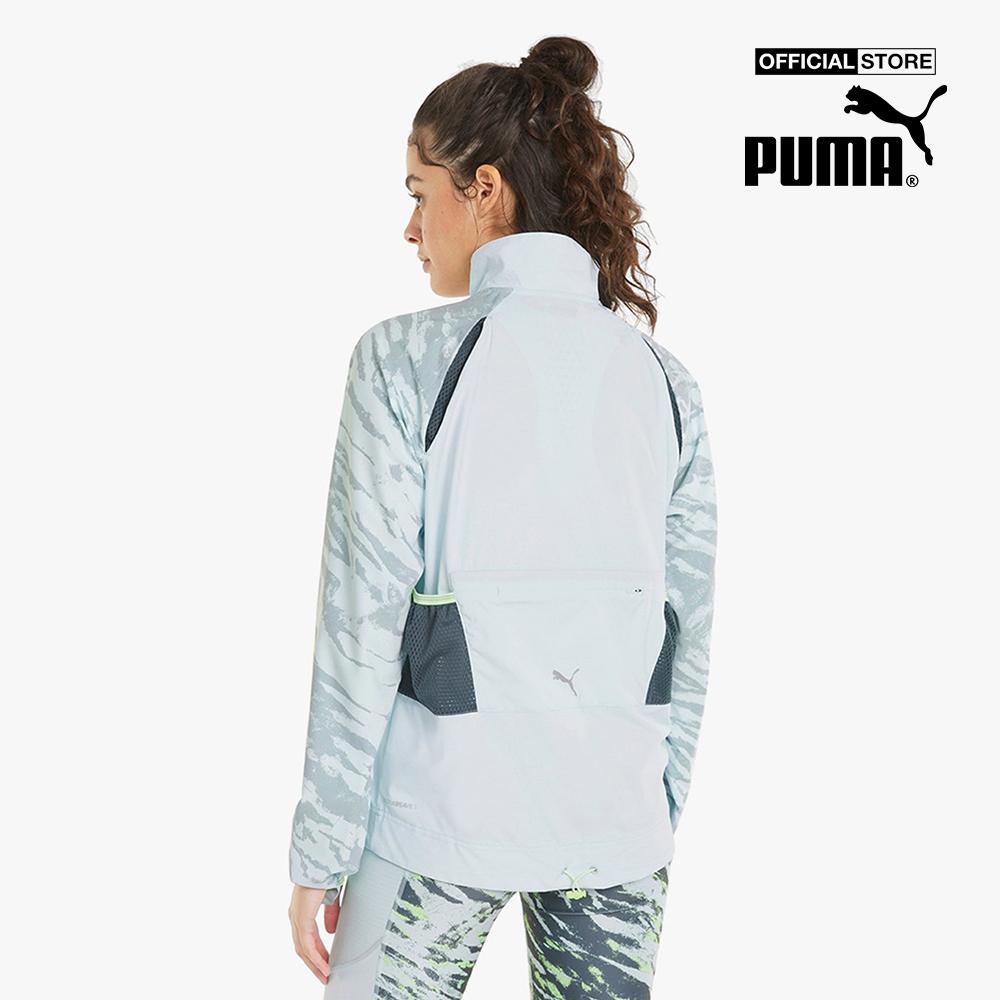 PUMA - Áo khoác thể thao nữ tay dài cổ trụ Ultraweave S Marathon 521387