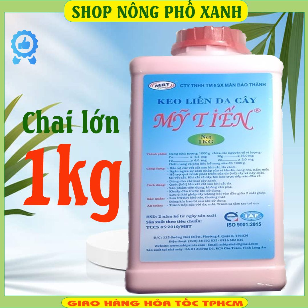 Keo liền sẹo cây, keo liền da cây Mỹ Tiến chai lớn 1kg