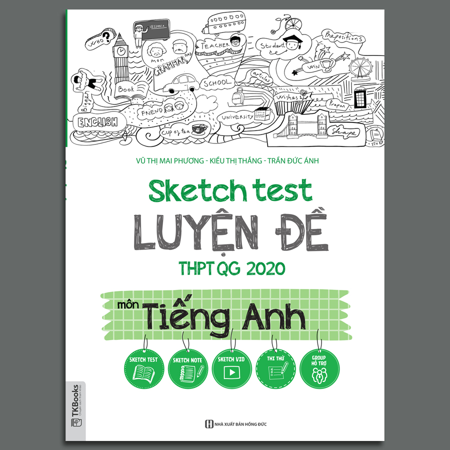 Combo luyện thi khối D1: Sketch Test Luyện Đề THPT QG 2020 môn Toán, Ngữ Văn, Tiếng Anh