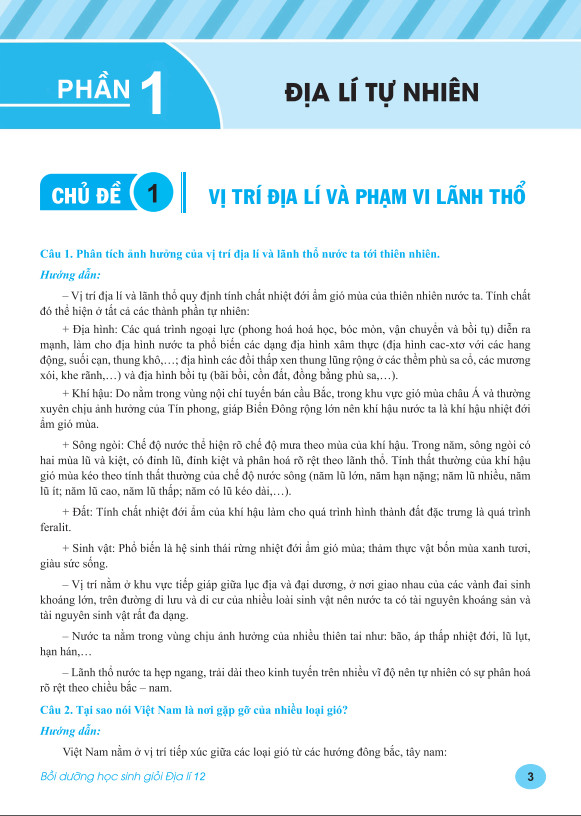 Sách - Bồi Dưỡng Học Sinh Giỏi Địa Lí 12 - Biên soạn theo chương trình GDPT mới - ndbooks