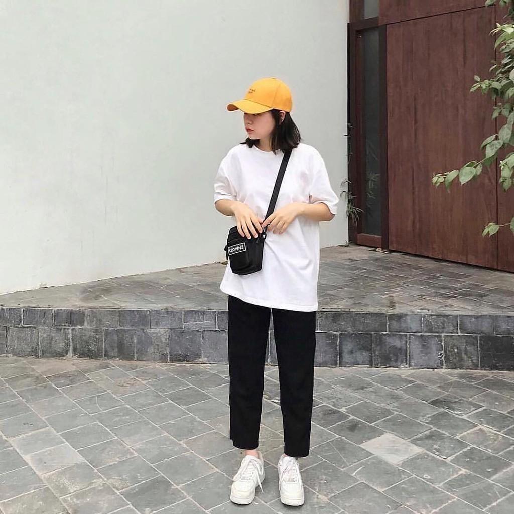 Áo thun trơn UNISEX TAY LỠ CỰC RẺ