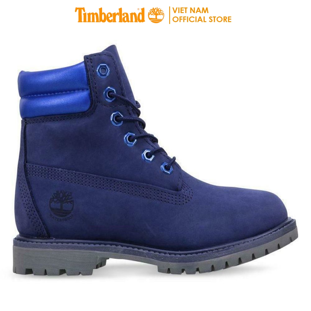 Giày Cổ Cao Nữ - Timberland Waterville 6 Inch Waterproof Boot Patriot Blue Nubuck TB0A25Y4BL