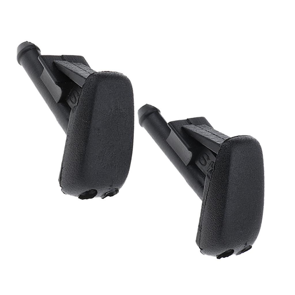2PCs Windshield Wiper Water Spray Jet Washer Nozzle for E90 E60 E46