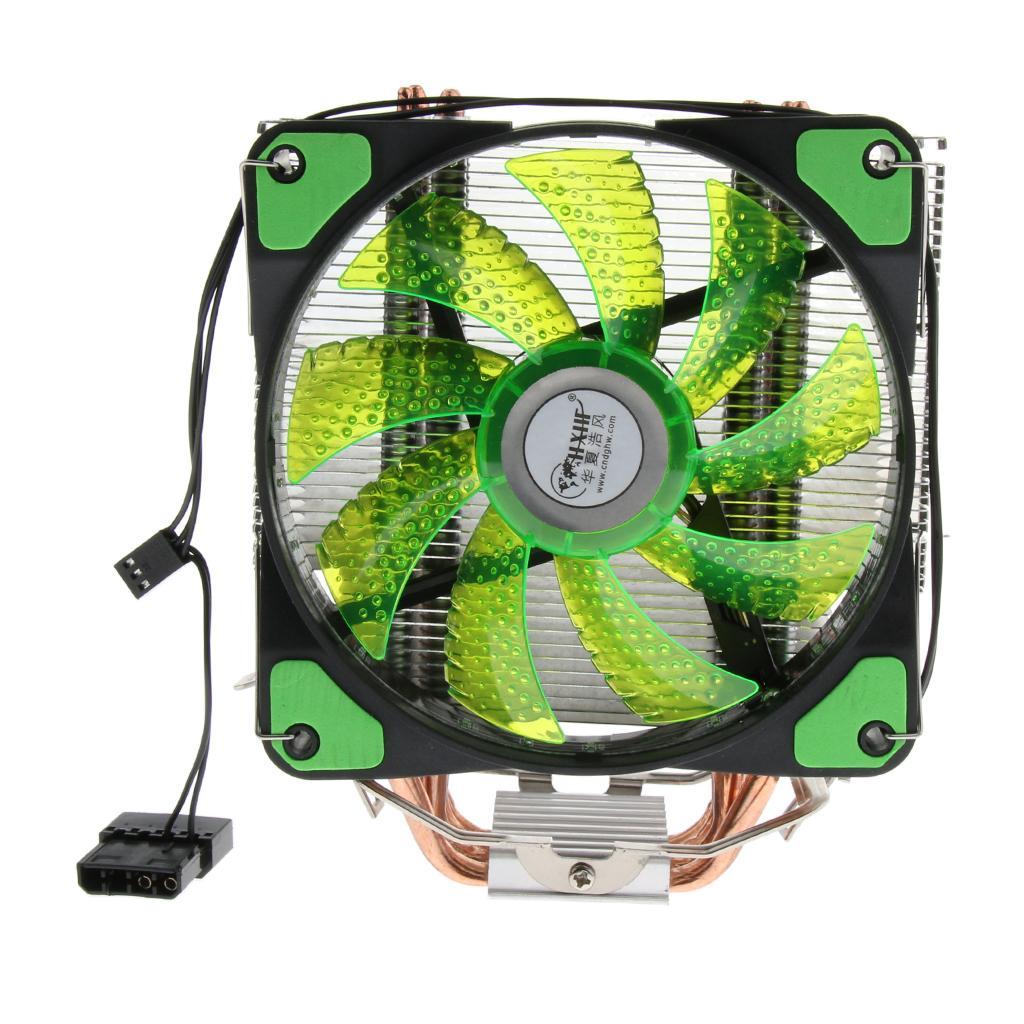 12cm Computer Case CPU Cooling Fan LED PWM Temp for