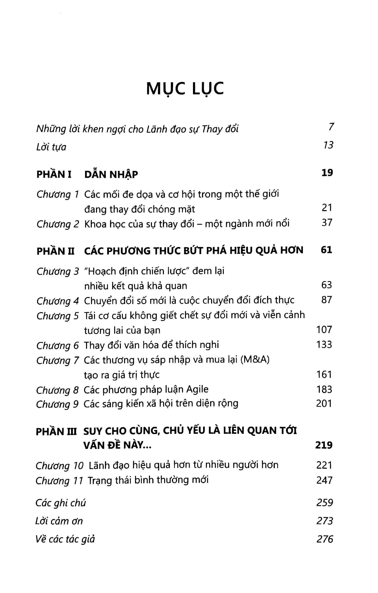 Lãnh Đạo Sự Thay Đổi - Change