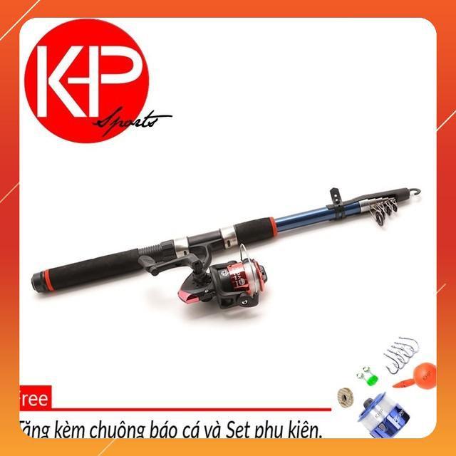 Bộ Cần Câu Winner khp Blue 3M0 Tặng Kèm Chuông Báo Cá Và Set Phụ Kiện
