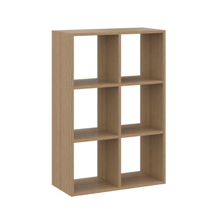SB Furniture, Koncept, Tomo Storage Shelf C63x94, Cashew Oak Color, W63xD29xH94 cm.