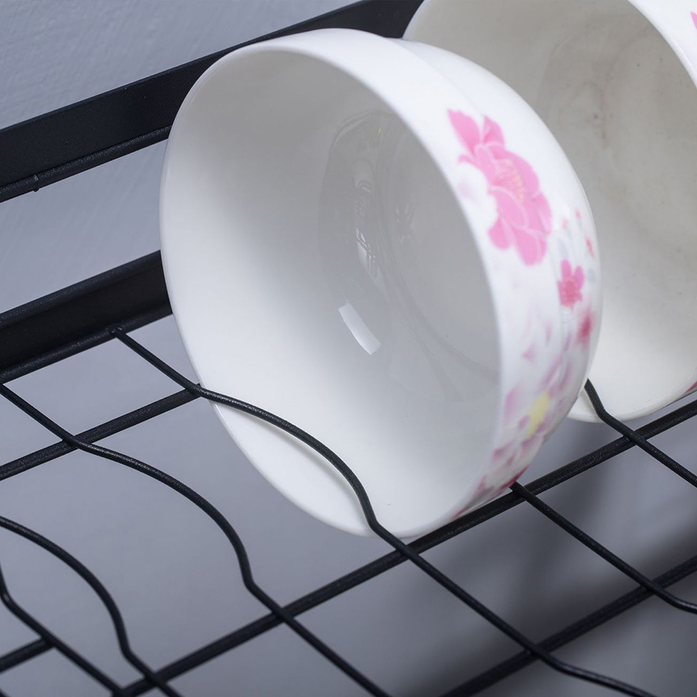 Kệ chén bát đa năng VANDO kích thước 2 tầng 95cm bằng thép carbon cao cấp không gỉ, giá để bát trên bồn rửa ráo nước cho nhà bếp sạch sẽ