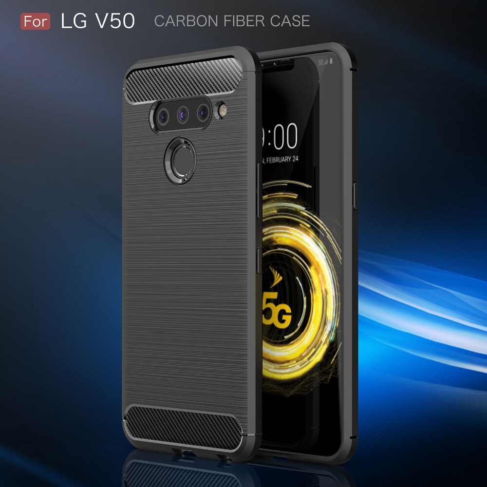 Ốp lưng LG V50 ThinQ 5G hiệu Likgus chống sốc chuẩn quân đội, chống va đập, chống vân tay - Hàng nhập khẩu