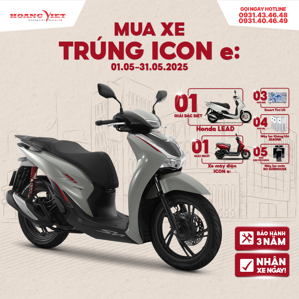 Xe Máy Honda SH 160i 2024 - Phiên Bản Thể Thao